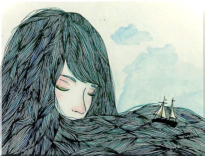 Woman-with-boat-in-the-hair