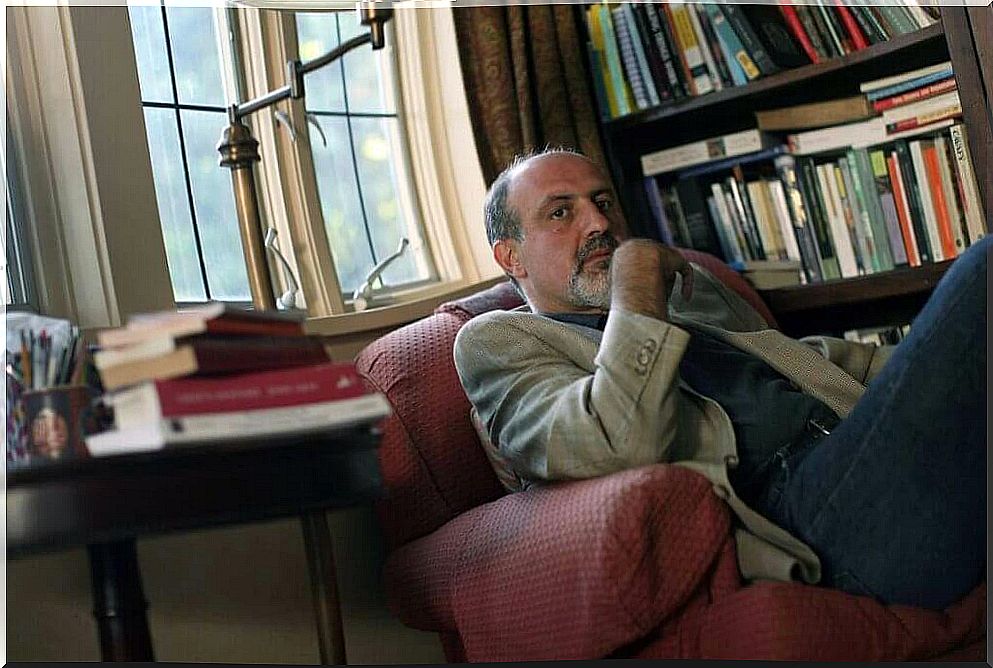 A photo of Nassim Taleb.