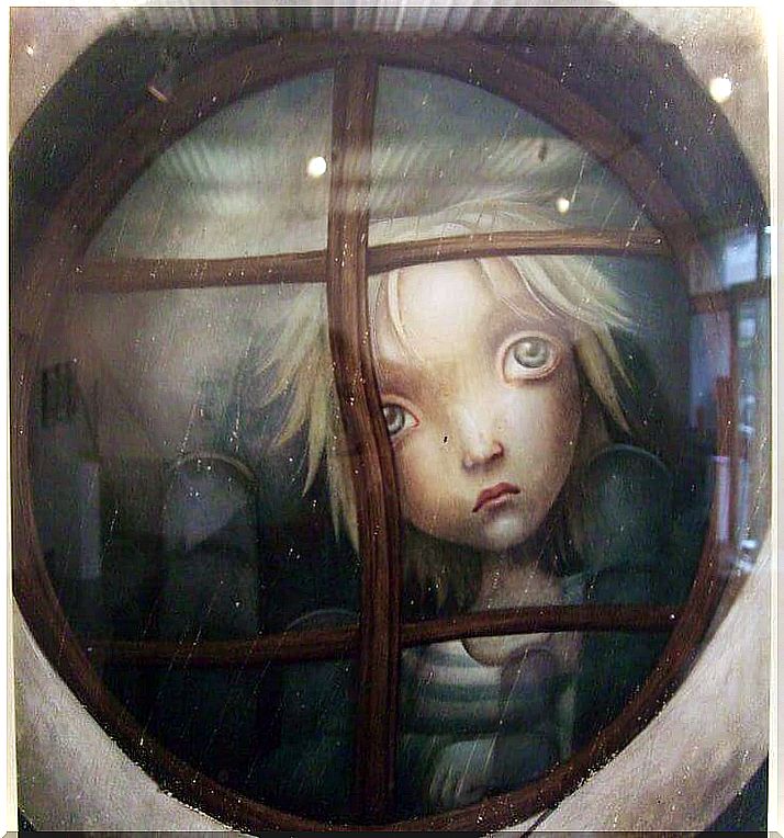 Niño-Sad-Tras-La-Ventana